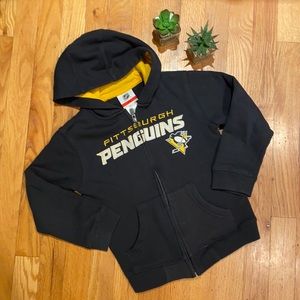 NHL Pittsburgh Penguins Full Zip Hoodie Hockey Kids Large 7